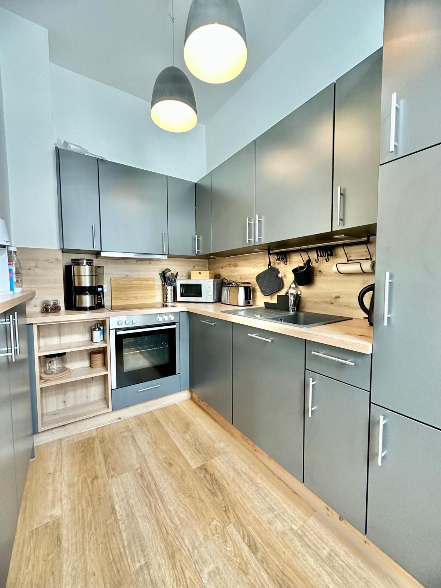 Modernes City-apartment Mit Blick In Den Park Und 2 Baeder H9 Apartment *